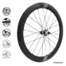 Vision Sc55 Cl Disc Tubeless Rennrad Laufradsatz, Black, 12 x 100 / 12 x 148mm, Shimano/Sram HG