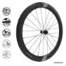Vision Sc55 Cl Disc Tubeless Rennrad Laufradsatz, Black, 12 x 100 / 12 x 148mm, Shimano/Sram HG