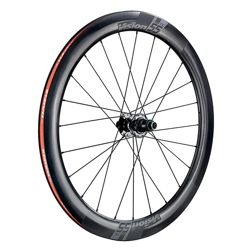 Vision Tc 55 Carbon Cl Disc Tubeless Rennrad Laufradsatz Vision Tc 55 Carbon Cl Disc Tubeless Rennrad Laufradsatz