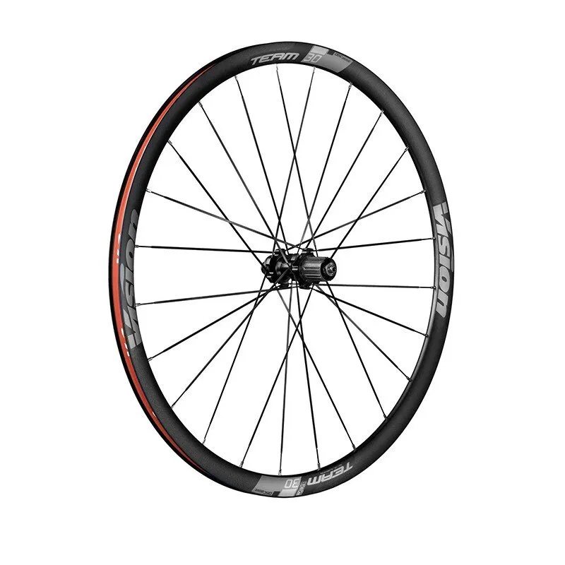 Vision Team 30 Disc Cl Tubeless Rennrad Laufradsatz, Black, 9/12 x 100mm / 9/12 x 142mm, Shimano/Sram HG Vision Team 30 Disc Cl Tubeless Rennrad Laufradsatz, Black, 9/12 x 100mm / 9/12 x 142mm, Shimano/Sram HG