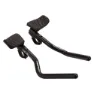 Vision Team Adjustable Clip On J-bend Aero-lenker, Black, 230-270mm