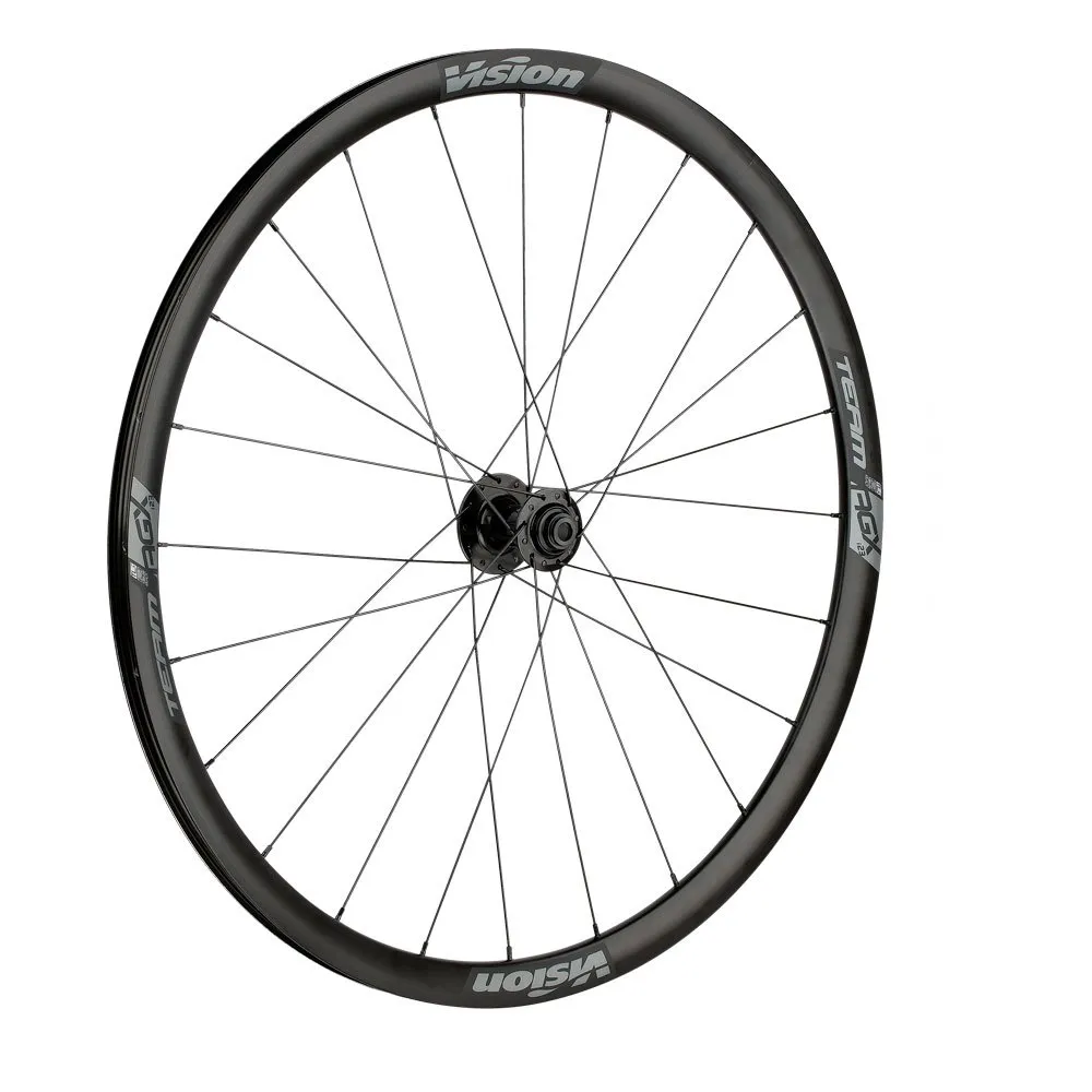 Vision Team Agx I23 Cl Disc Rennrad Laufradsatz, Black, 12 x 100 / 12 x 142mm, Shimano/Sram HG