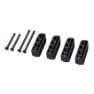 Vision Team Open Ture Abstandshalter 12 Einheiten, Black, One Size
