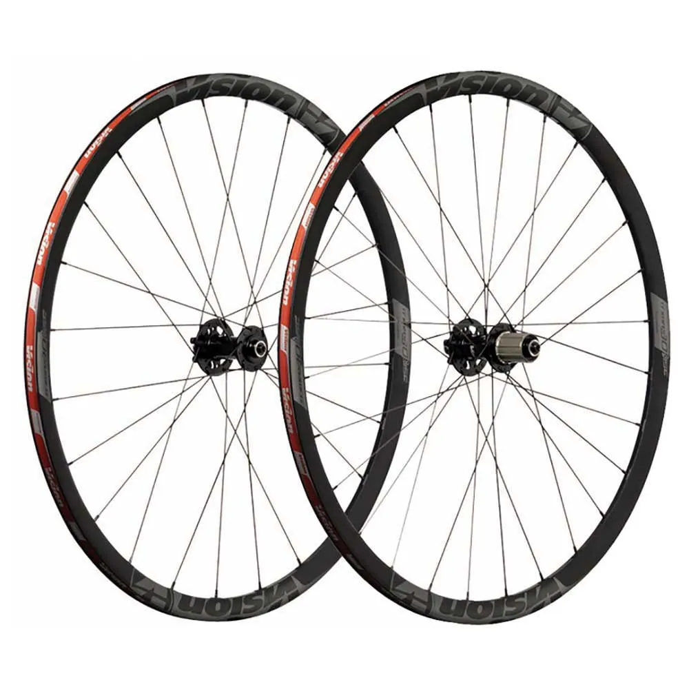 Vision Trimax 30 Disc Centerlock Gravel-laufradsatz, Black, 9 x 100 / 10 x 130mm, Shimano Micro Spline Vision Trimax 30 Disc Centerlock Gravel-laufradsatz, Black, 9 x 100 / 10 x 130mm, Shimano Micro Spline