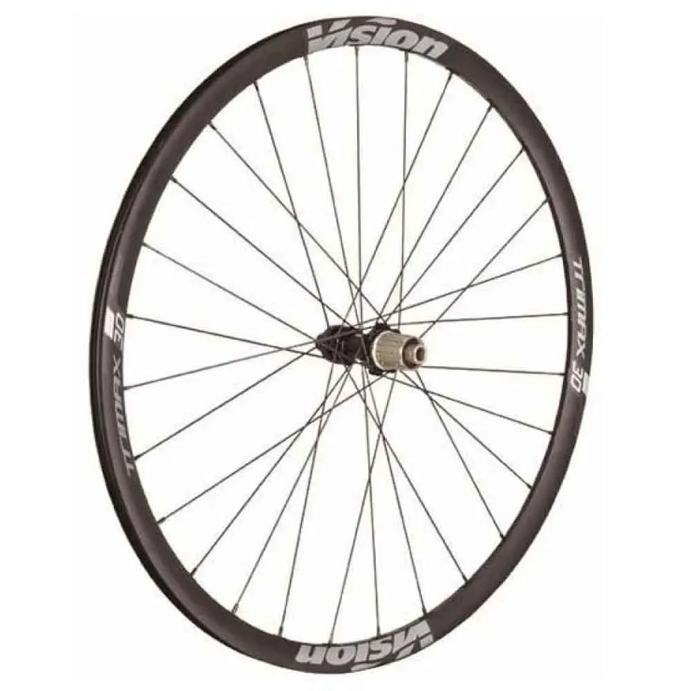 Vision Trimax 30 Sc Cl Disc Rennrad Laufradsatz, Black, 9 x 100 / 10 x 135mm, Shimano/Sram HG