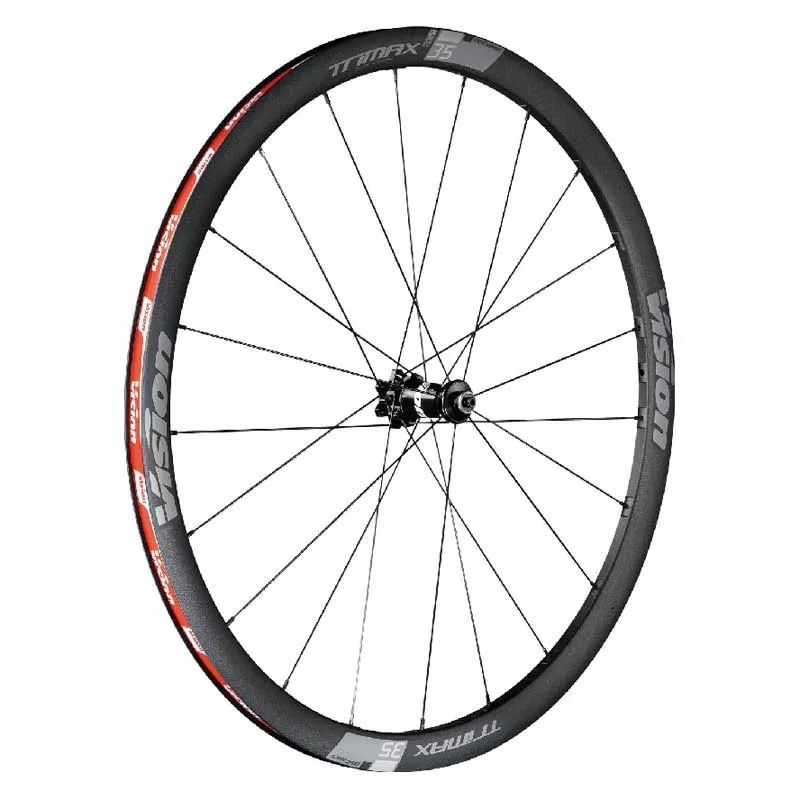 Vision Trimax 35 Db 700c Tubeless Rennrad-vorderrad, Grey, 13 x 100 / 12 x 142mm, Shimano/Sram HG Vision Trimax 35 Db 700c Tubeless Rennrad-vorderrad, Grey, 13 x 100 / 12 x 142mm, Shimano/Sram HG