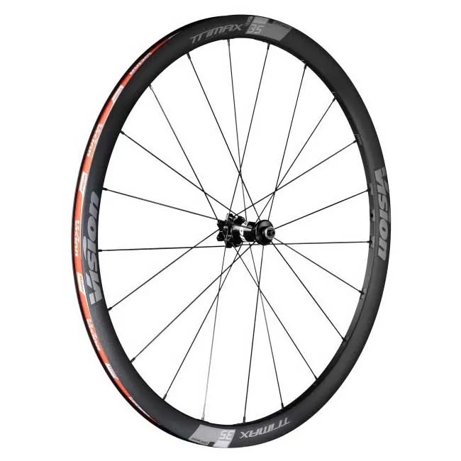 Vision Trimax 35 Disc Tubeless Rennrad Laufradsatz, Black, 9 x 100 / 10 x 130mm, Shimano/Sram HG