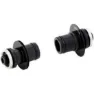 Vision U1113/u1115 El308 Qr Vorderradnaben-endkappen, Black, One Size