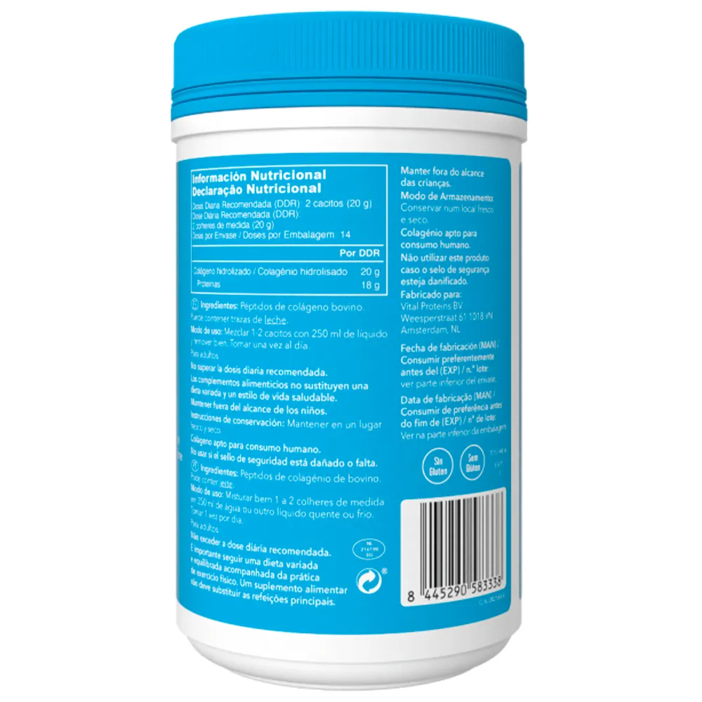 Vital Proteins Peptides Kollagenpulver 284g, One size Vital Proteins Peptides Kollagenpulver 284g, One size