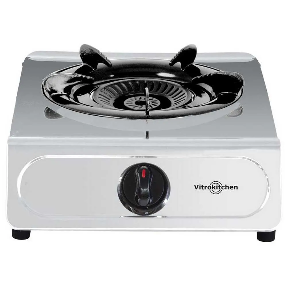 Vitrokitchen 160ib Gasring 1 Kochfeld, White / black, One Size Vitrokitchen 160ib Gasring 1 Kochfeld, White / black, One Size