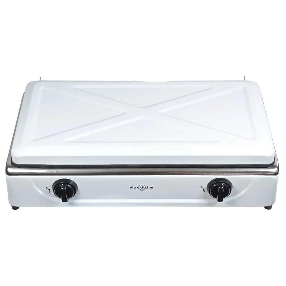 Vitrokitchen 252bb Gaskocher Campingküche, White, One Size Vitrokitchen 252bb Gaskocher Campingküche, White, One Size