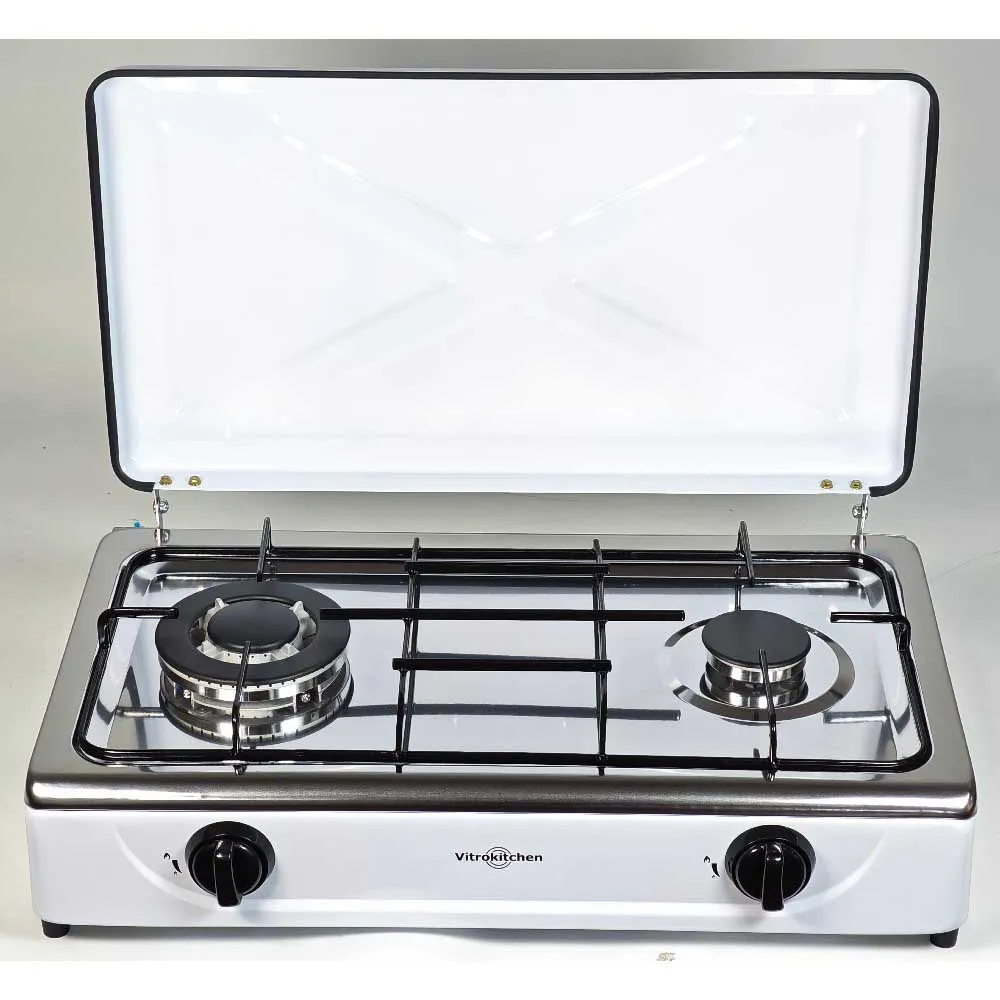 Vitrokitchen 252bb Gaskocher Campingküche, White, One Size Vitrokitchen 252bb Gaskocher Campingküche, White, One Size