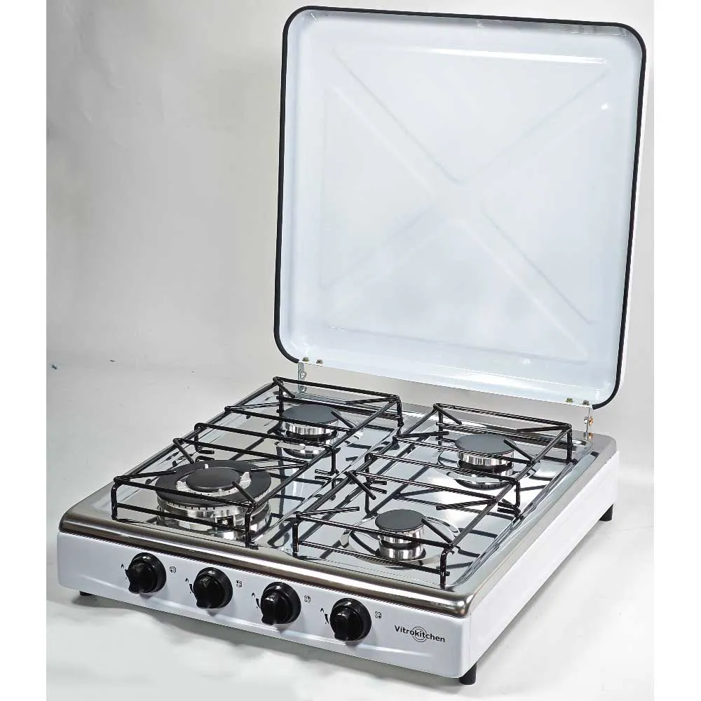 Vitrokitchen 452bb Gaskocher Campingküche, White, One Size Vitrokitchen 452bb Gaskocher Campingküche, White, One Size