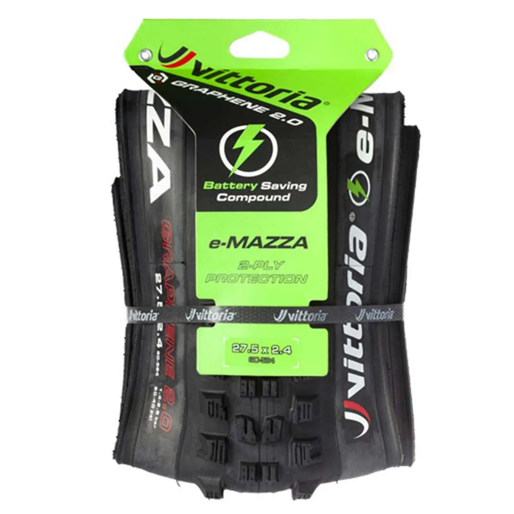 Vittoria E-mazza 27.5´´ X 2.6 Steifer Mtb-reifen, Black, 27.5" x 2.6 Vittoria E-mazza 27.5´´ X 2.6 Steifer Mtb-reifen, Black, 27.5" x 2.6