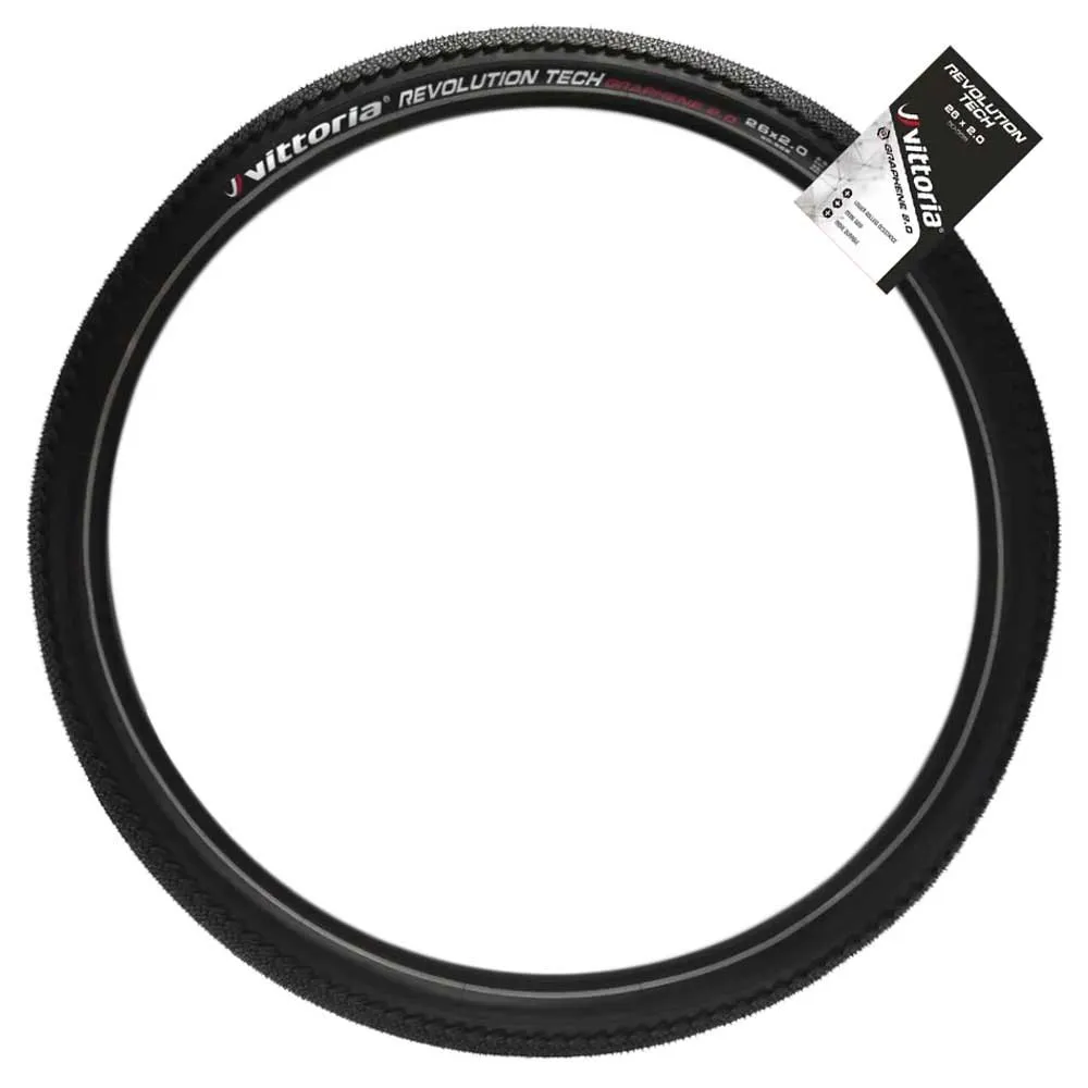 Vittoria Revolution Tech 650c X 50 X 0 Steifer Gravelreifen, Reflective black, 650C x 50 Vittoria Revolution Tech 650c X 50 X 0 Steifer Gravelreifen, Reflective black, 650C x 50