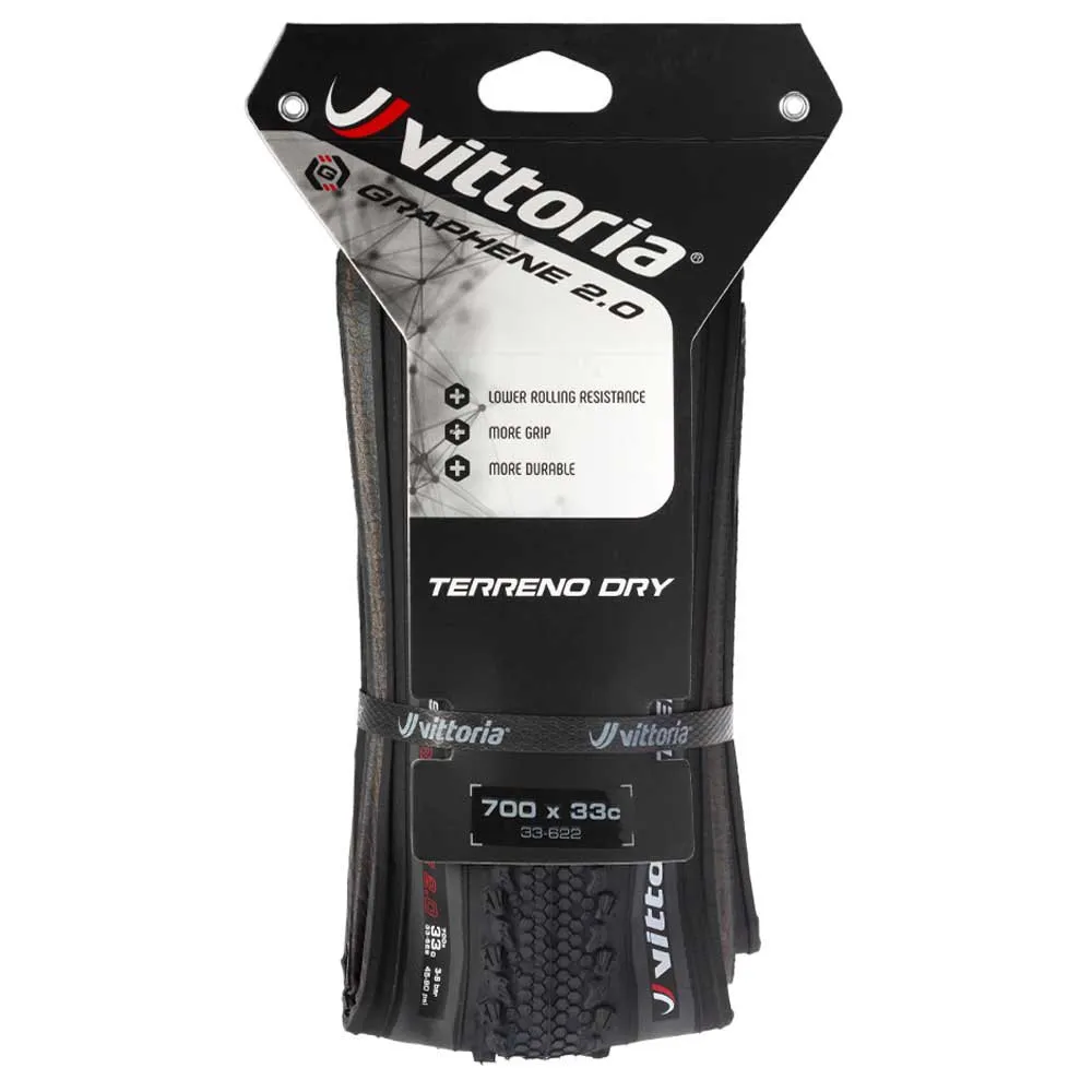 Vittoria Terreno Dry 28" Faltreifen, Black, 700C x 38 Vittoria Terreno Dry 28" Faltreifen, Black, 700C x 38
