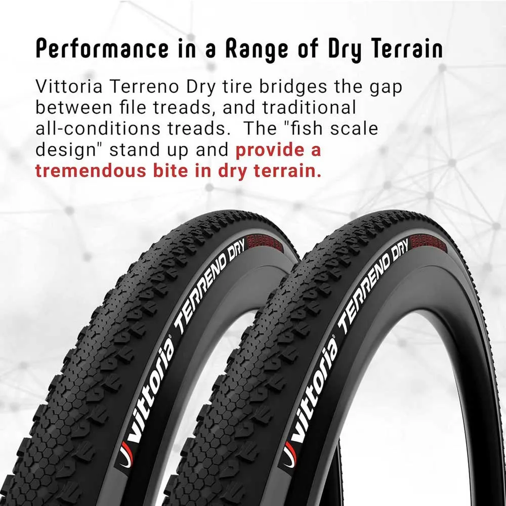 Vittoria Terreno T30 Fine Loose Endurance G2.0 Tubeless 700c X 40 Gravelreifen Vittoria Terreno T30 Fine Loose Endurance G2.0 Tubeless 700c X 40 Gravelreifen
