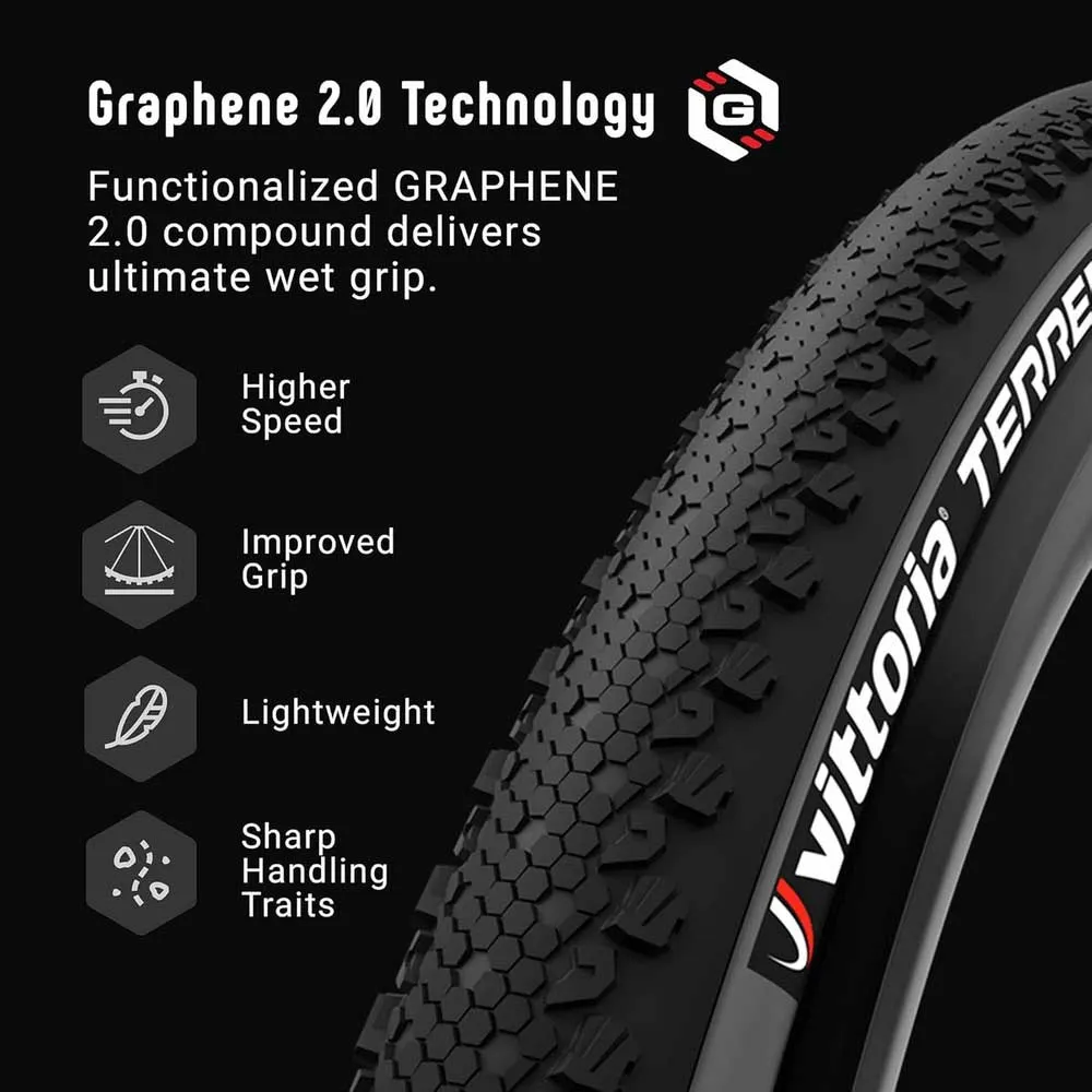 Vittoria Terreno T30 Fine Loose Endurance G2.0 Tubeless 700c X 55 Gravelreifen Vittoria Terreno T30 Fine Loose Endurance G2.0 Tubeless 700c X 55 Gravelreifen