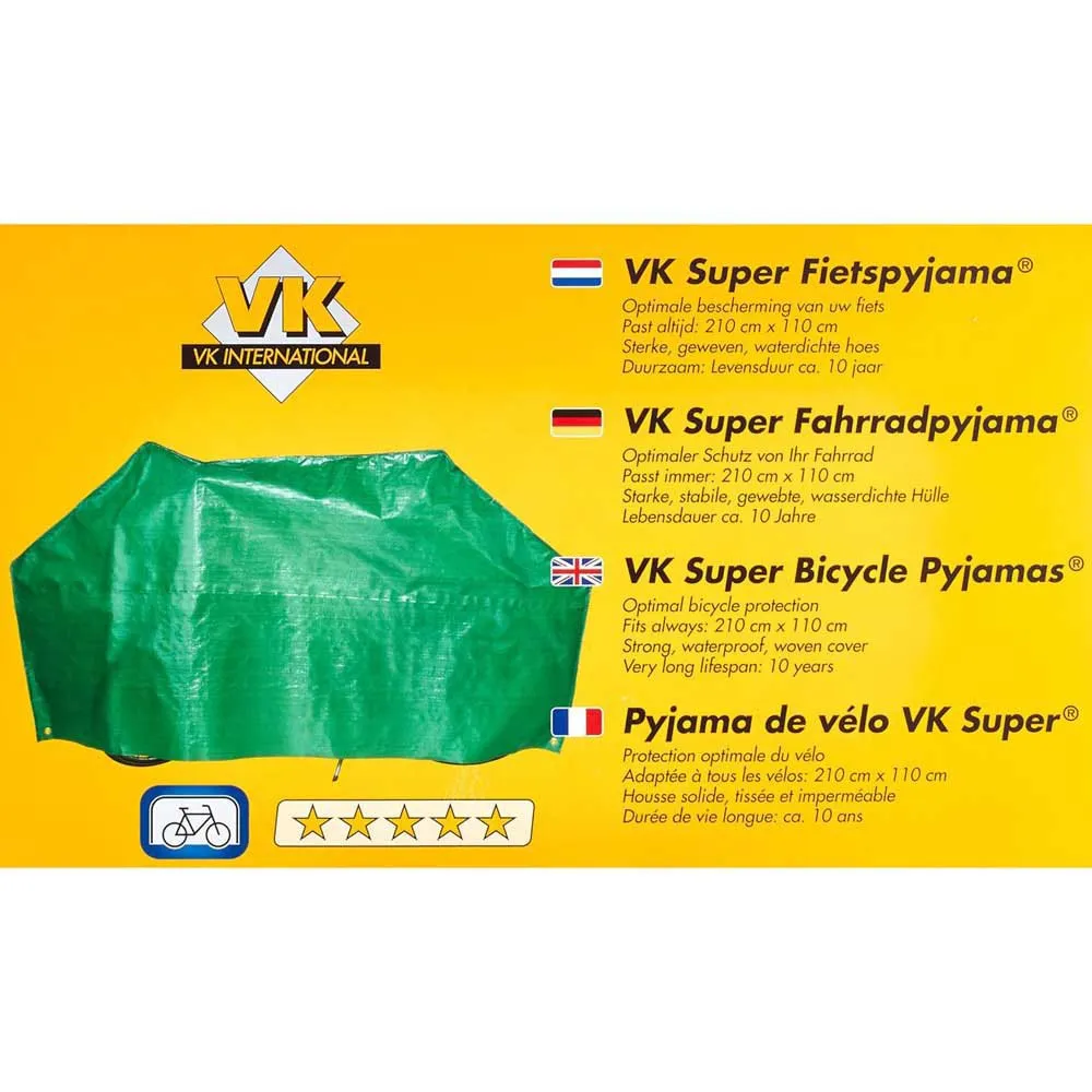VK Super Fahrradabdeckung, Green, One Size VK Super Fahrradabdeckung, Green, One Size