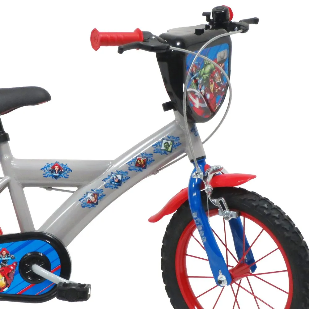 Volare Avengers 14´´ Fahrrad, Grey, 4-6Y