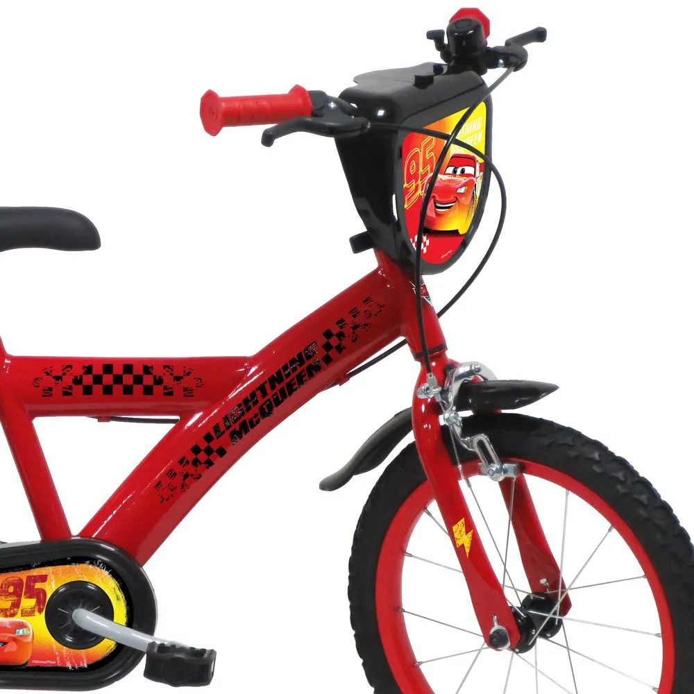 Volare Cars 16´´ Fahrrad, Red, 5-7Y