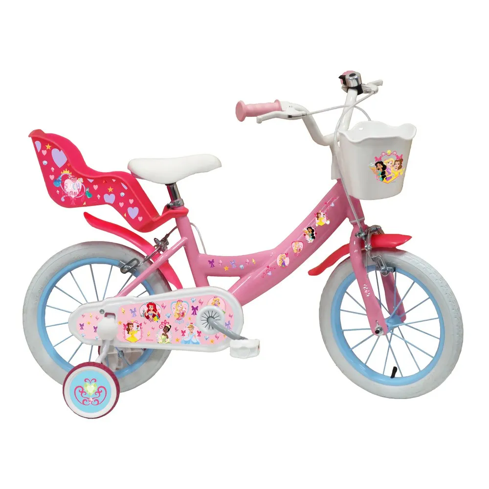Volare Disney Princess 14´´ Fahrrad, Pink, 4-6Y