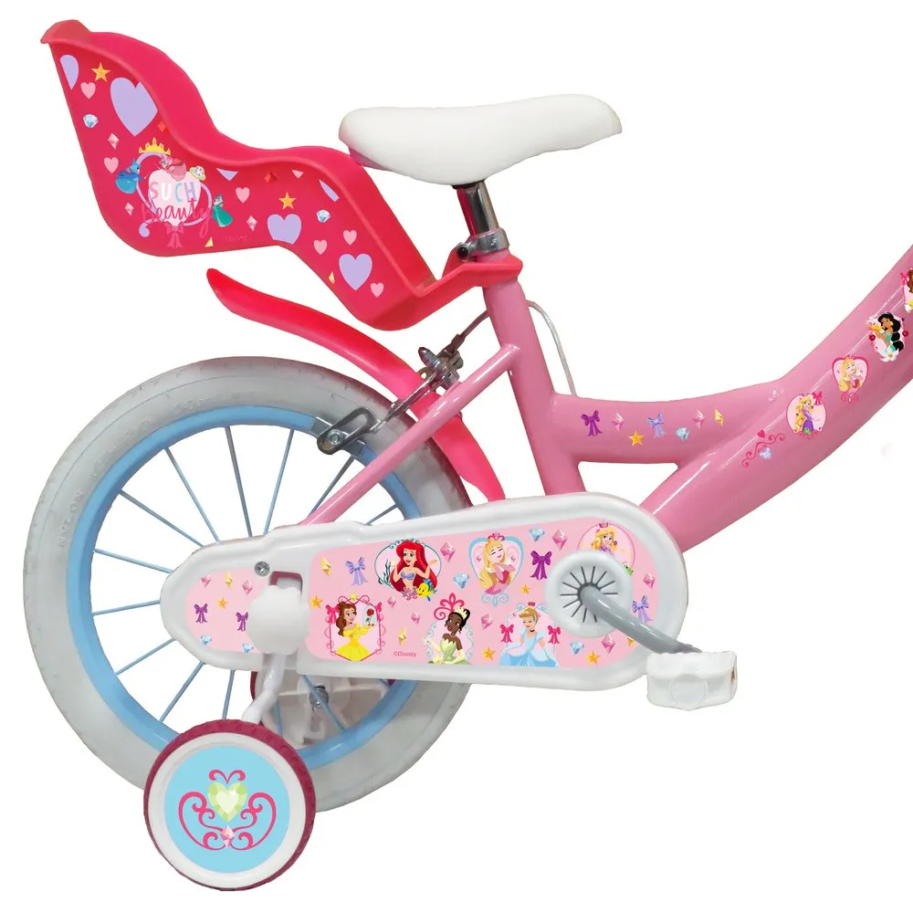 Volare Disney Princess 14´´ Fahrrad, Pink, 4-6Y