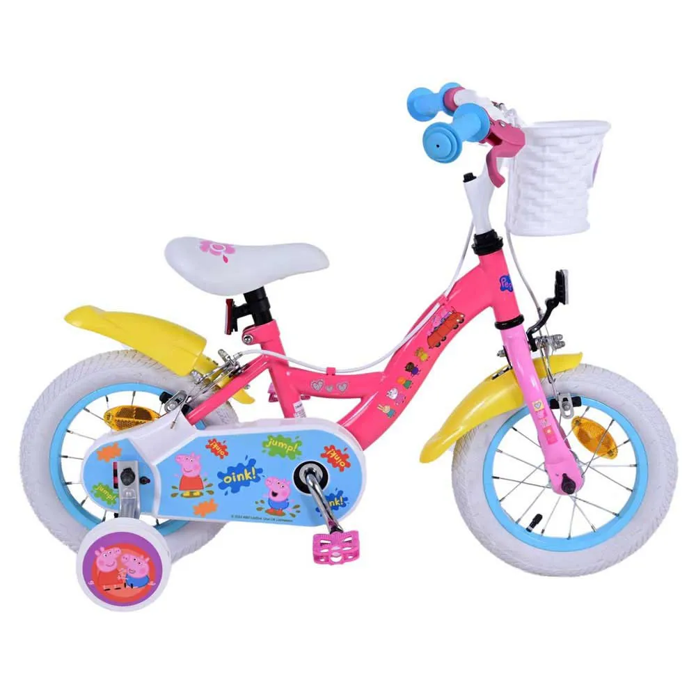 Volare Peppa Pig 12´´ Fahrrad, Multicolor, One Size Volare Peppa Pig 12´´ Fahrrad, Multicolor, One Size