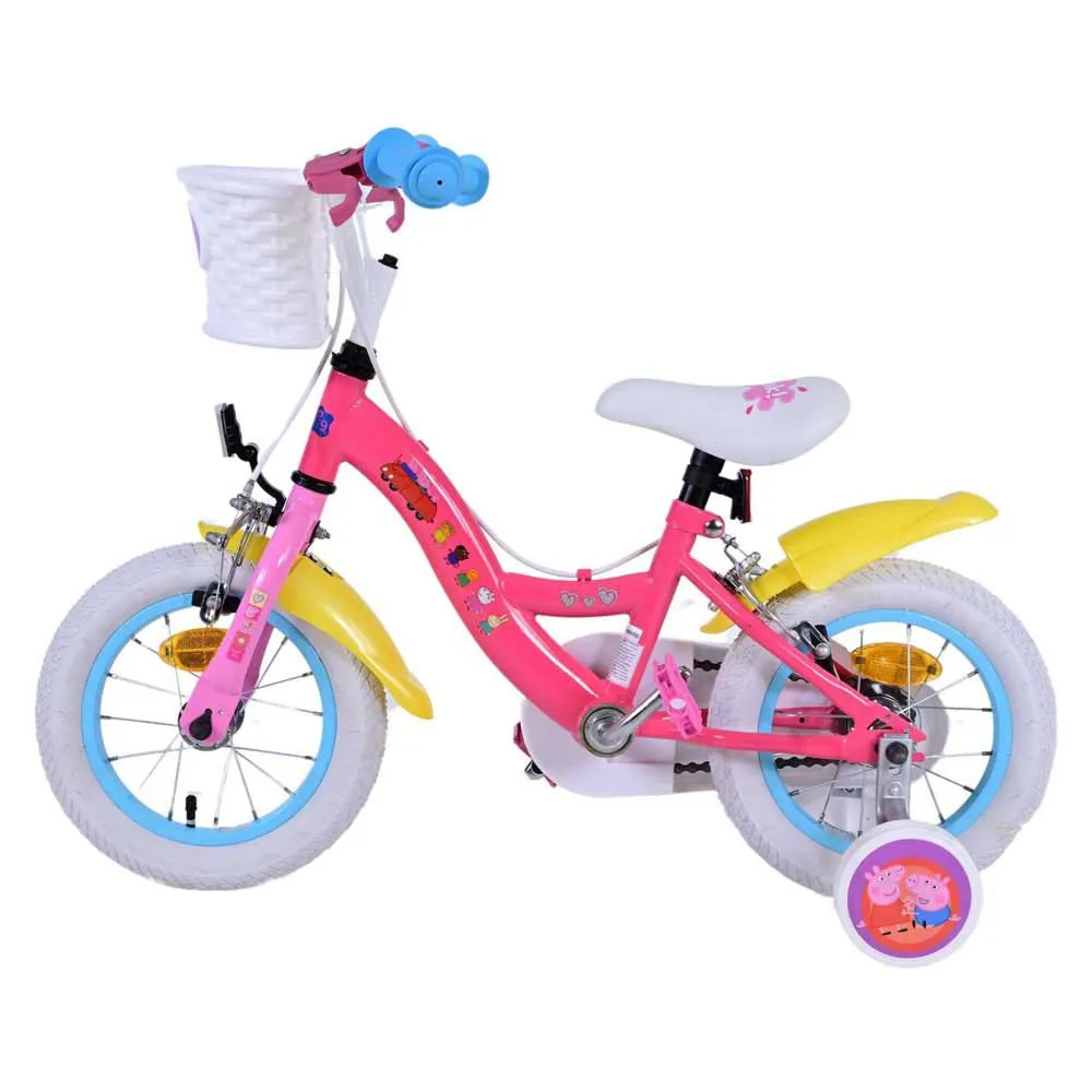 Volare Peppa Pig 12´´ Fahrrad, Multicolor, One Size Volare Peppa Pig 12´´ Fahrrad, Multicolor, One Size