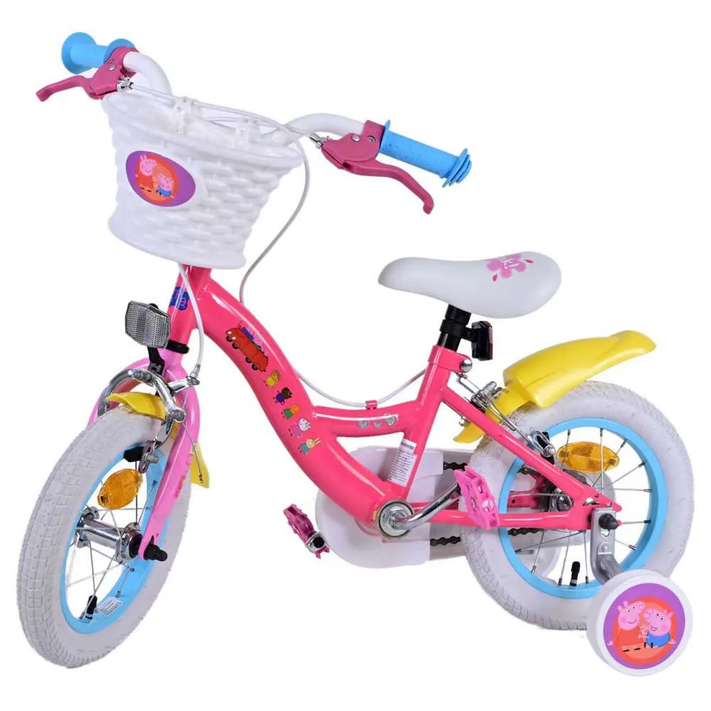 Volare Peppa Pig 12´´ Fahrrad, Multicolor, One Size Volare Peppa Pig 12´´ Fahrrad, Multicolor, One Size