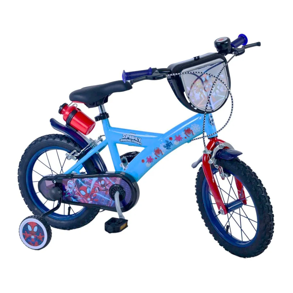 Volare Spidey Amazing Friends 14´´ Fahrrad, Blue, 4-6Y Volare Spidey Amazing Friends 14´´ Fahrrad, Blue, 4-6Y