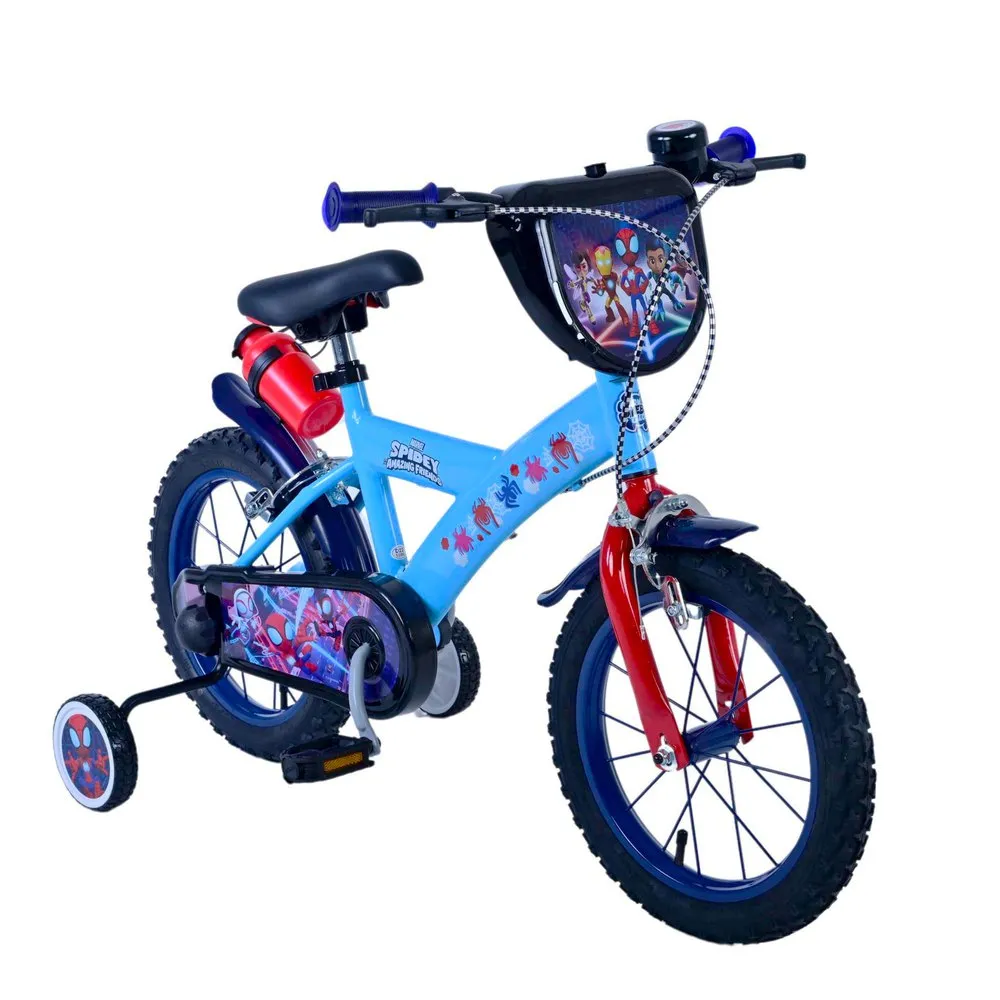 Volare Spidey Amazing Friends 14´´ Fahrrad, Blue, 4-6Y Volare Spidey Amazing Friends 14´´ Fahrrad, Blue, 4-6Y