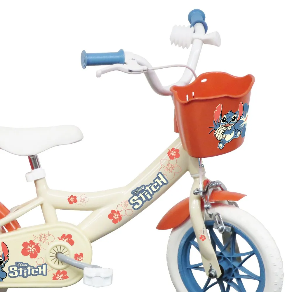 Volare Stitch 12´´ Fahrrad, White / orange, 3-5Y Volare Stitch 12´´ Fahrrad, White / orange, 3-5Y
