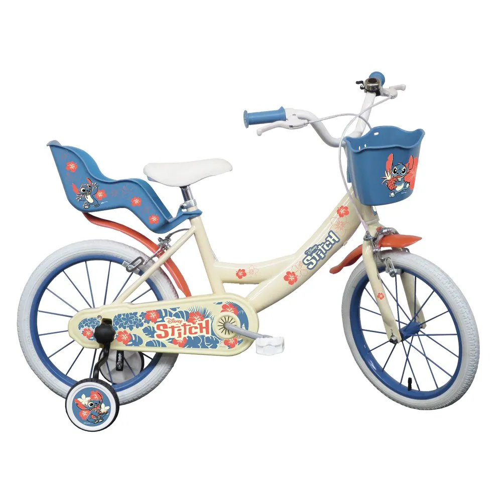 Volare Stitch 16´´ Fahrrad, White / blue, 5-7Y