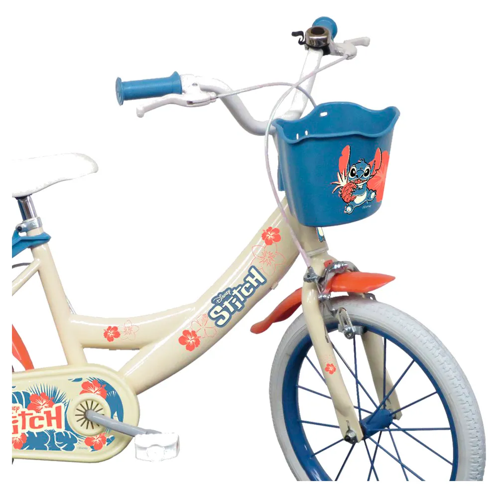Volare Stitch 16´´ Fahrrad, White / blue, 5-7Y