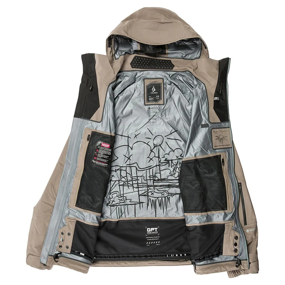 Volcom Guch Stretch Gore-tex Jacke, Chestnut brown Volcom Guch Stretch Gore-tex Jacke, Chestnut brown