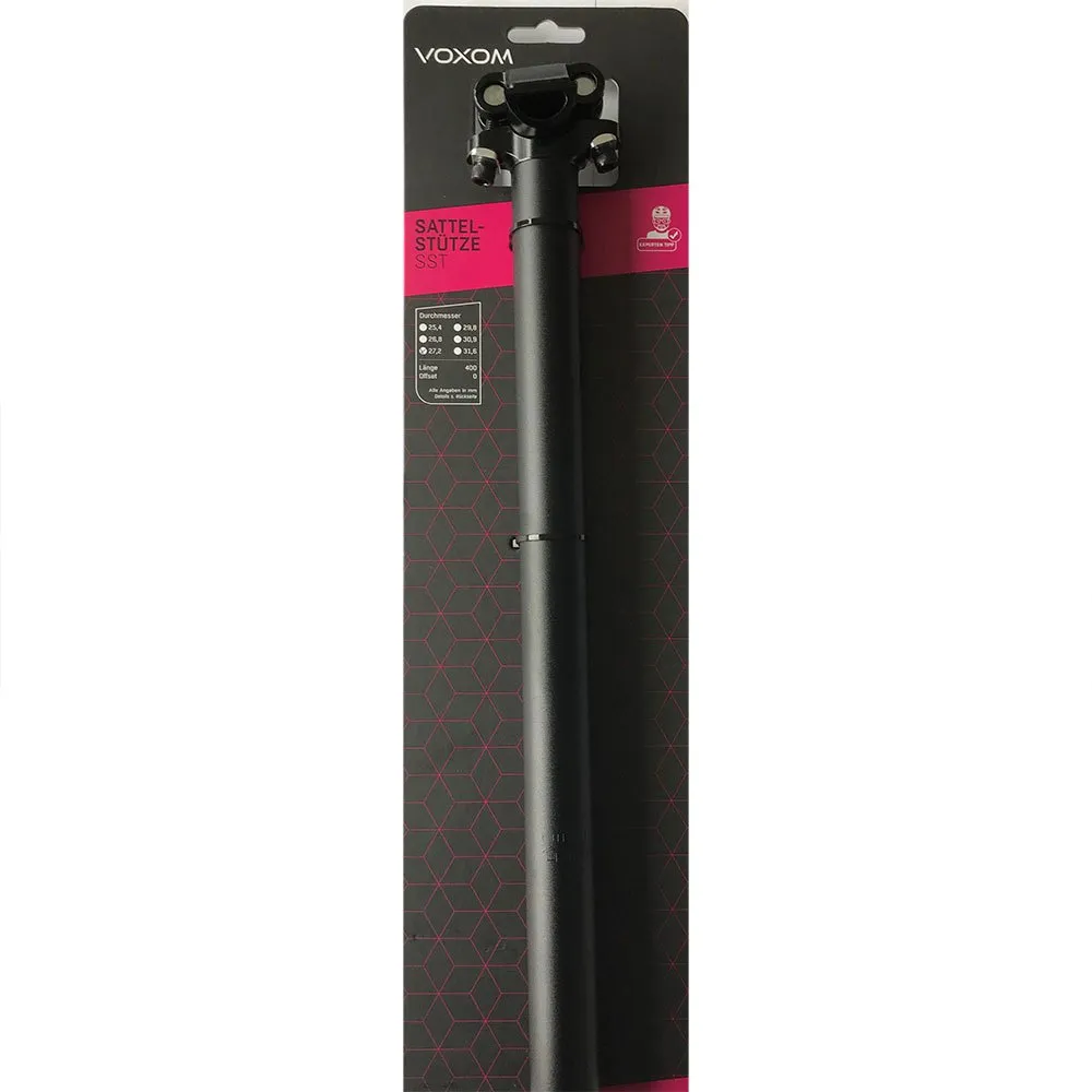 Voxom Sst2 Sattelstütze, Black, 400mm, 27.2mm Voxom Sst2 Sattelstütze, Black, 400mm, 27.2mm