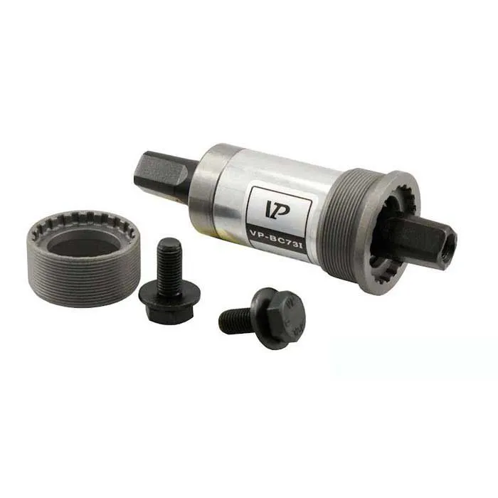 VP Components R-bsa Square Axle Tretlager, Black / silver, 107mm VP Components R-bsa Square Axle Tretlager, Black / silver, 107mm