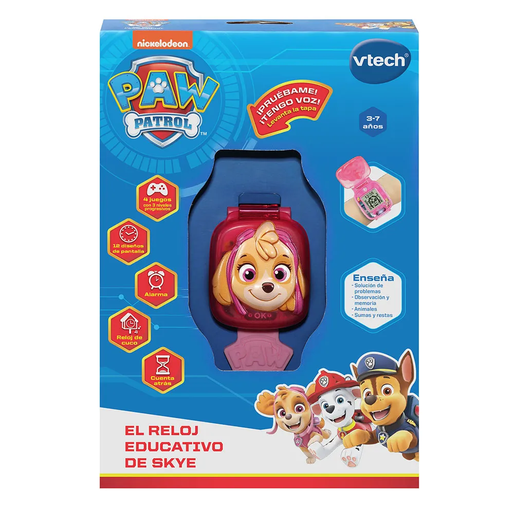 Vtech Helfer Auf Vier Pfoten Skye Lernuhr, Multicolor, One Size Vtech Helfer Auf Vier Pfoten Skye Lernuhr, Multicolor, One Size