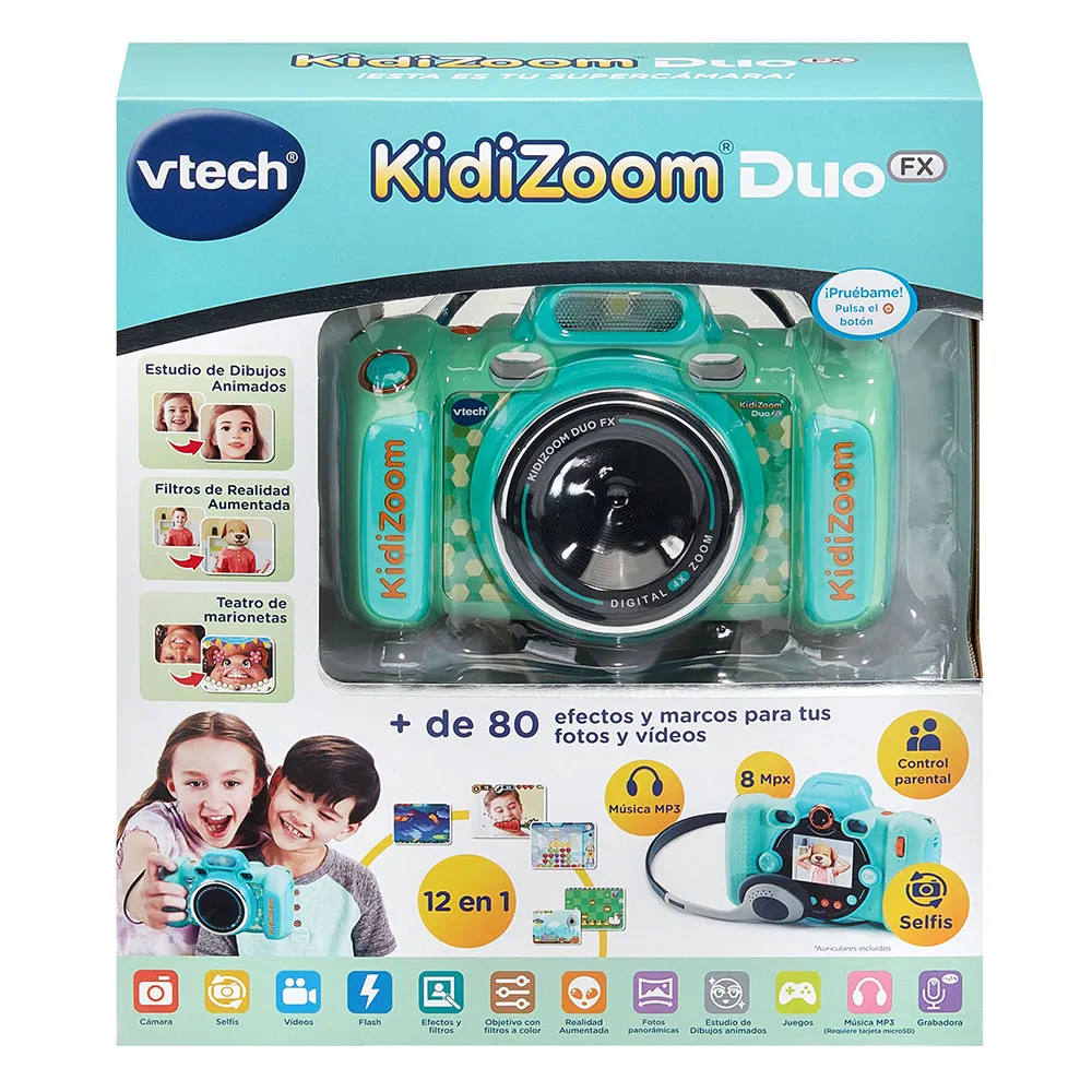 Vtech Kidizoom Duo Fx 12 In 1 Aquamarin, Green, One Size Vtech Kidizoom Duo Fx 12 In 1 Aquamarin, Green, One Size