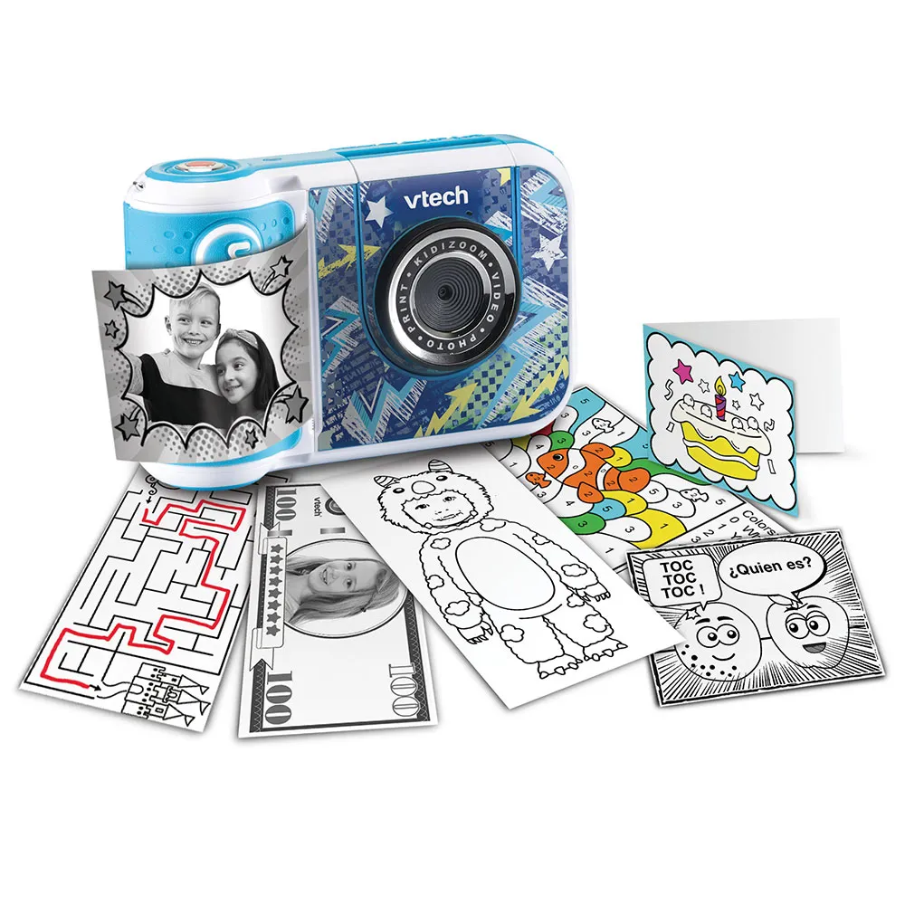 Vtech Kidizoom Print Kamera, Blue, One Size