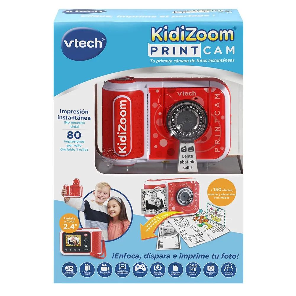 Vtech Kidizoom Printing Kamera, Multicolor, One Size Vtech Kidizoom Printing Kamera, Multicolor, One Size