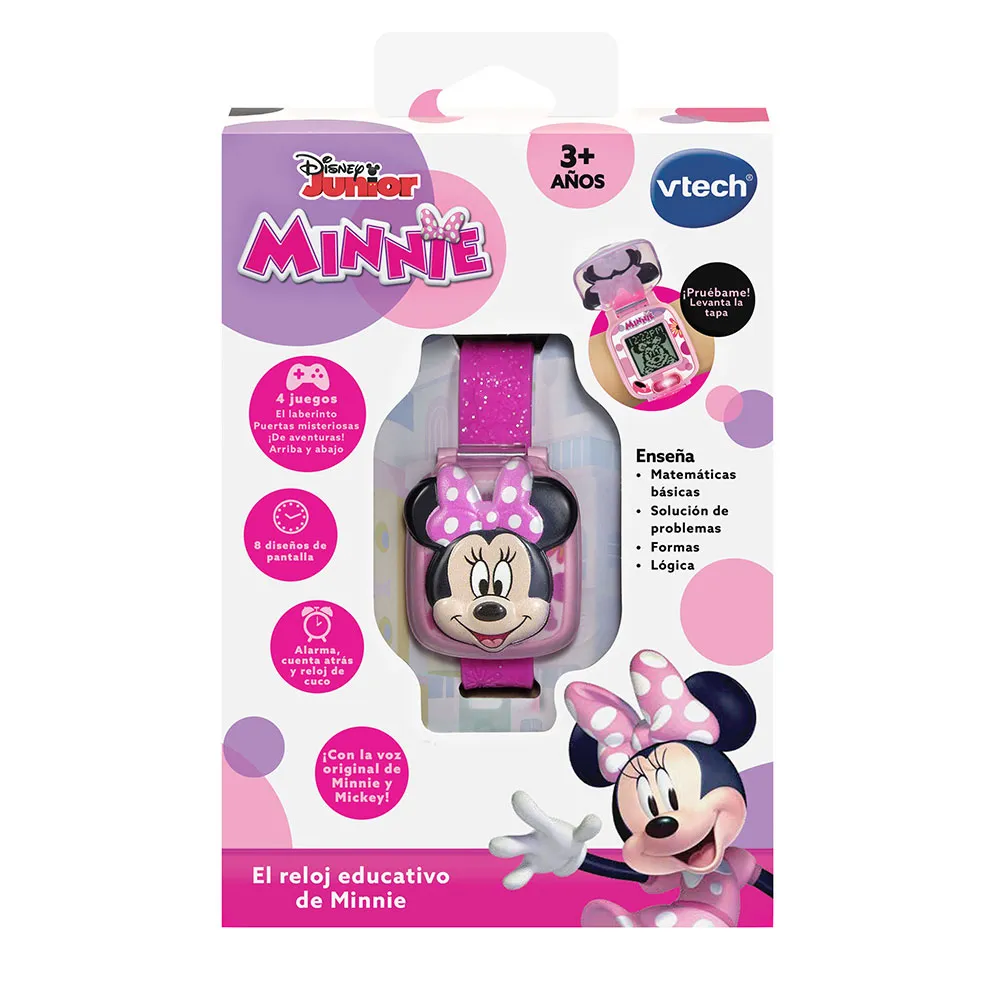 Vtech Minnies Lernuhr, Multicolor, One Size Vtech Minnies Lernuhr, Multicolor, One Size