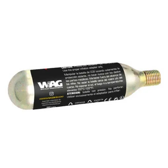 Wag Co2-kartusche 100 Einheiten, Silver, 16g Wag Co2-kartusche 100 Einheiten, Silver, 16g