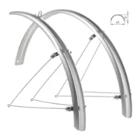 Wag Crsitina 28´´ X 42 Mm Schutzblech-set Wag Crsitina 28´´ X 42 Mm Schutzblech-set