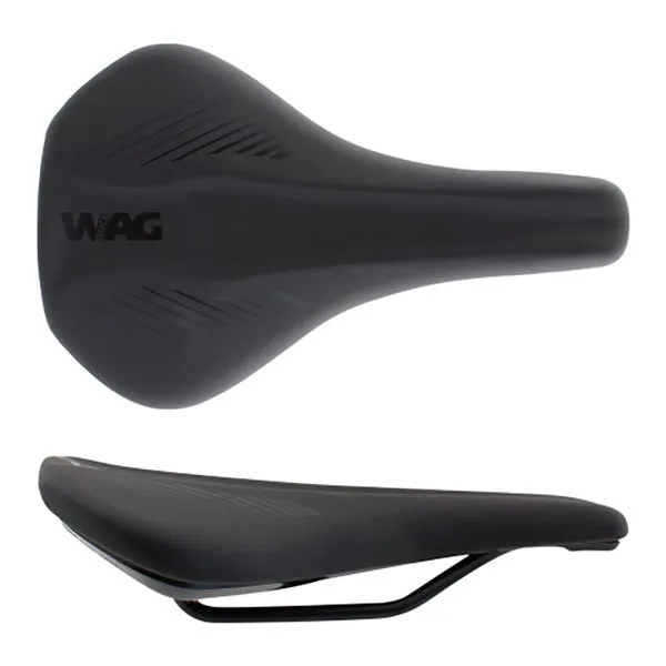 Wag Race Short Sattel, Black, 155mm
