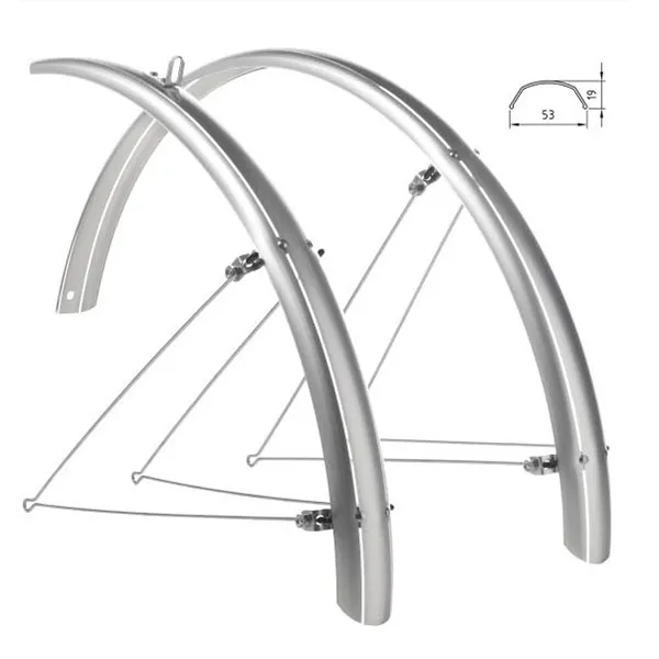 Wag Schutzblech-set, Grey, 20" Wag Schutzblech-set, Grey, 20"