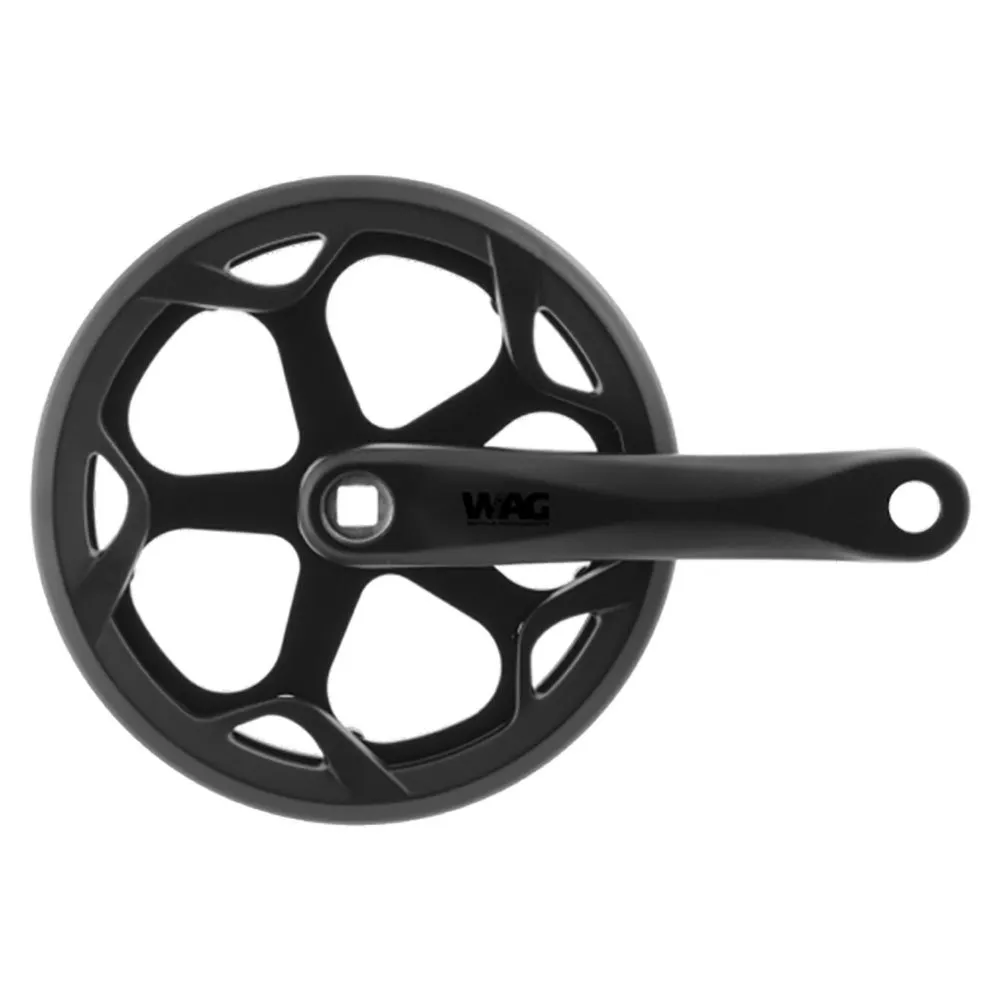Wag Solid C/p Kurbelgarnitur, Black, 170mm, 52t Wag Solid C/p Kurbelgarnitur, Black, 170mm, 52t