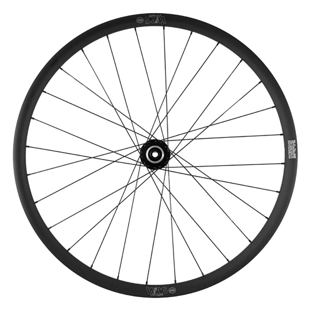 Wag W-gr G3 I28 6b Disc Tubeless Gravel-vorderrad, Black, 12 x 100mm