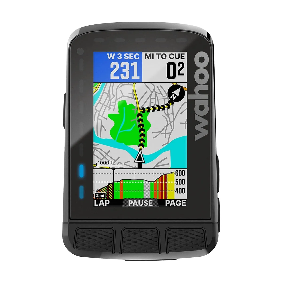 Wahoo Elemnt Roam Gps V2 2023 Drahtloser Fahrradcomputer, Schwarz